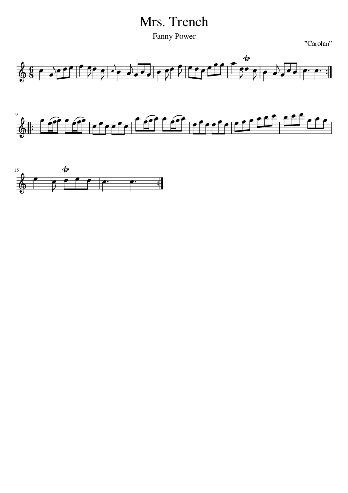 Mrs. Trench - Page 1