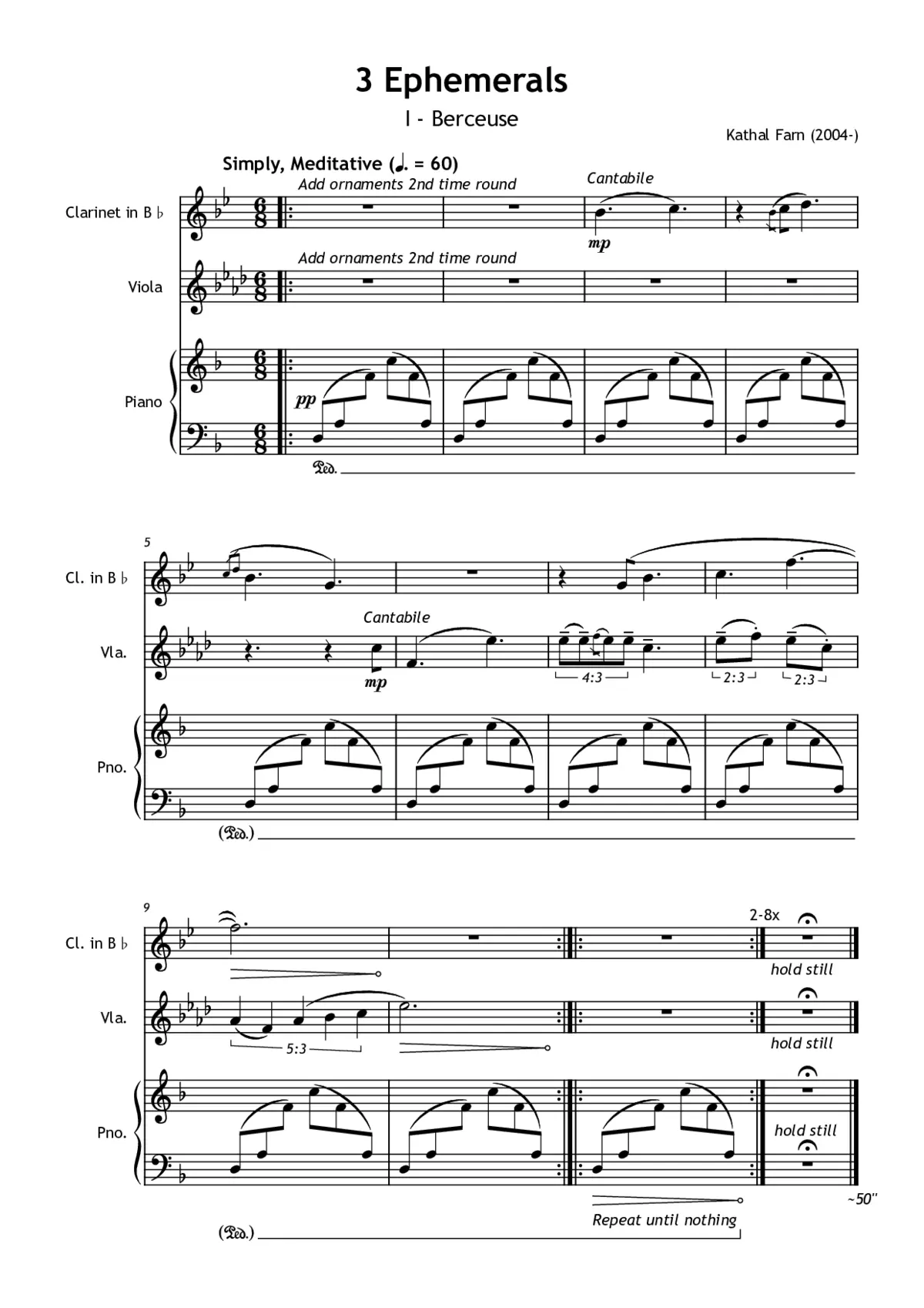 3 Ephemerals - Page 1