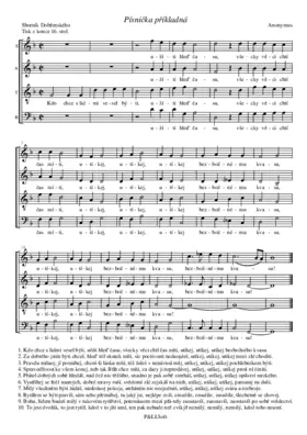 Písnička příkladná