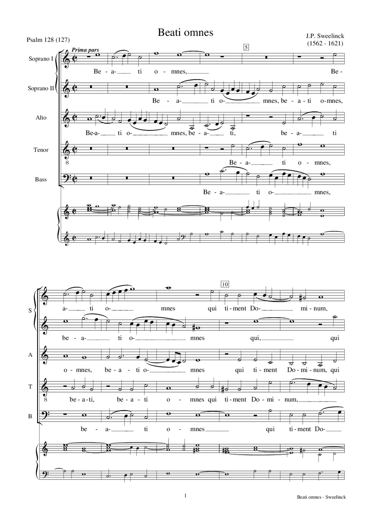 Beati omnes - Page 1