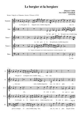 Le berger et la bergiere