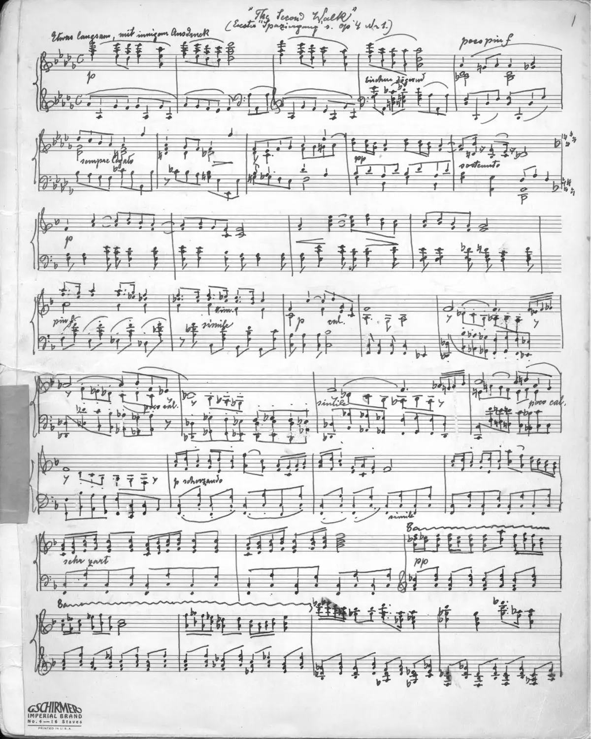 12 Pieces for Piano Solo - Page 1