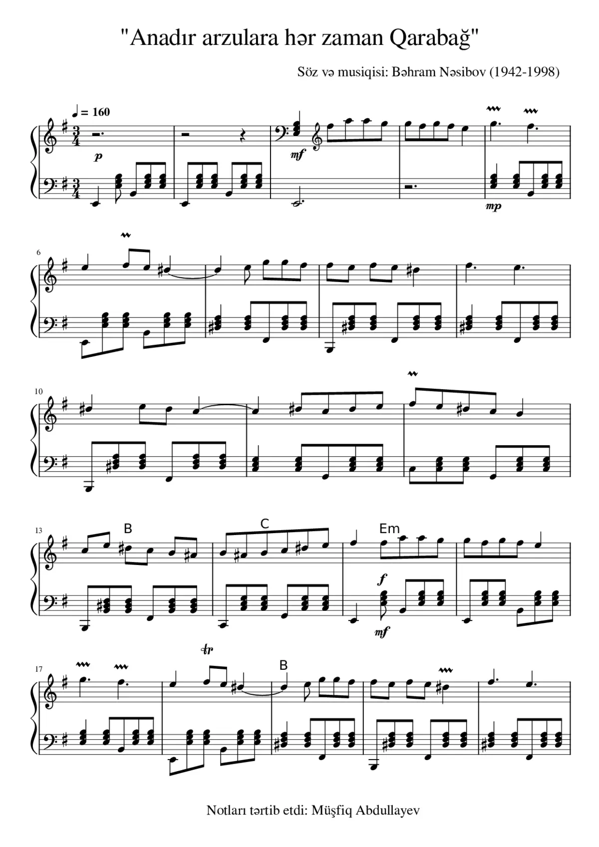 AnadÄr arzulara hÉr zaman QarabaÄ - Page 1