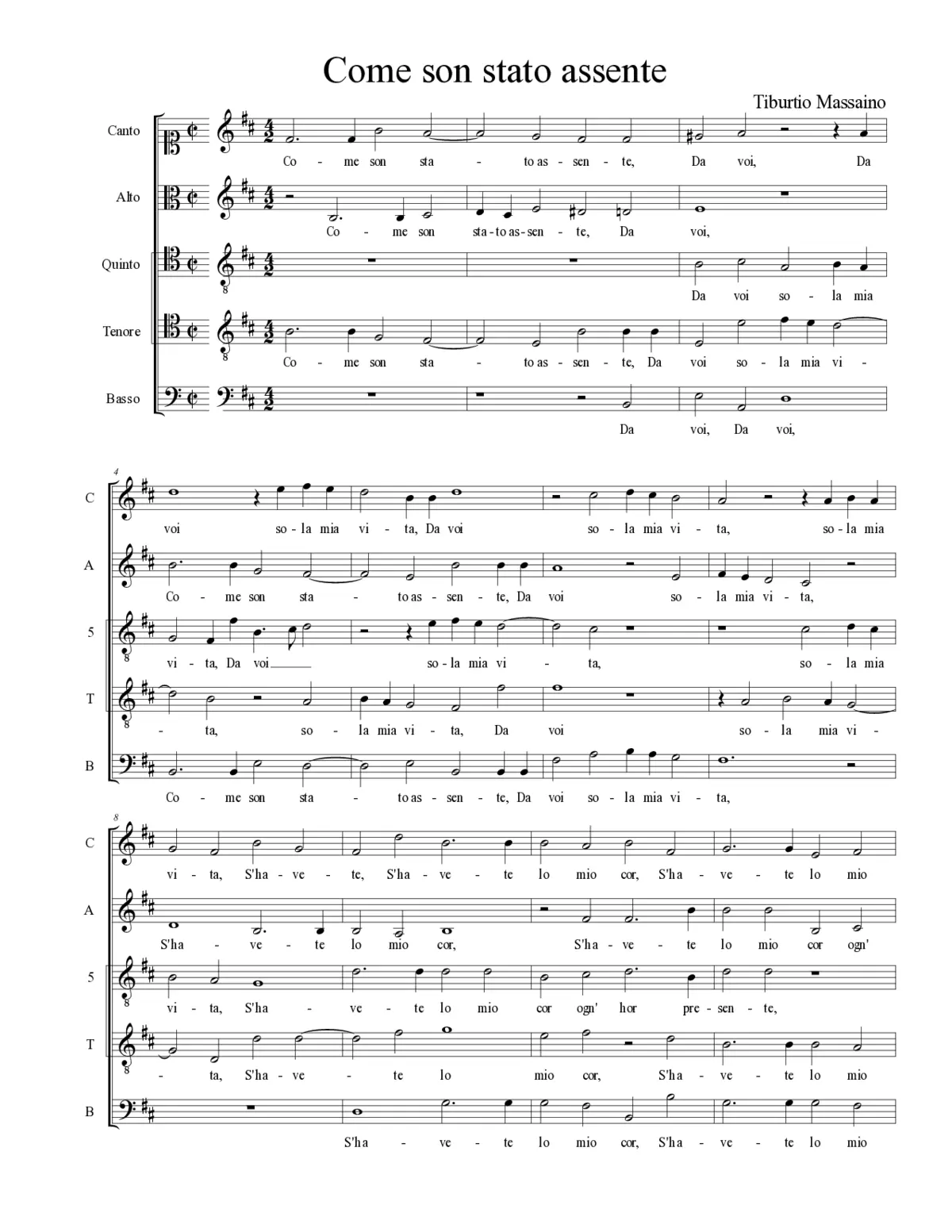 Come son stato assente - Page 1