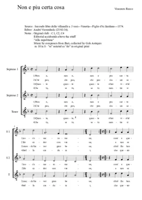 Non e piu certa cosa