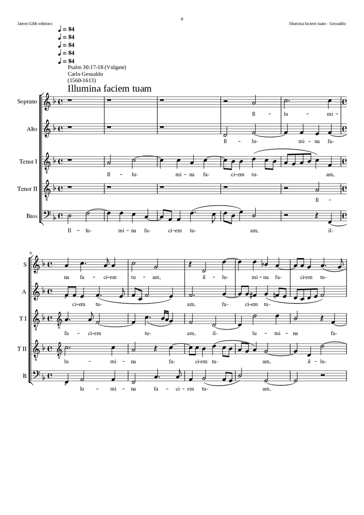 Illumina faciem tuam - Page 1