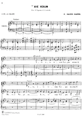 Ave verum in D major