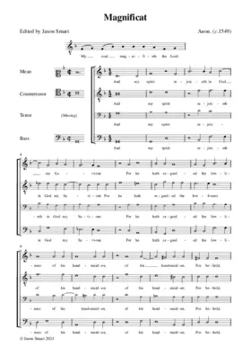 Magnificat (Wanley Partbooks, 2nd setting)