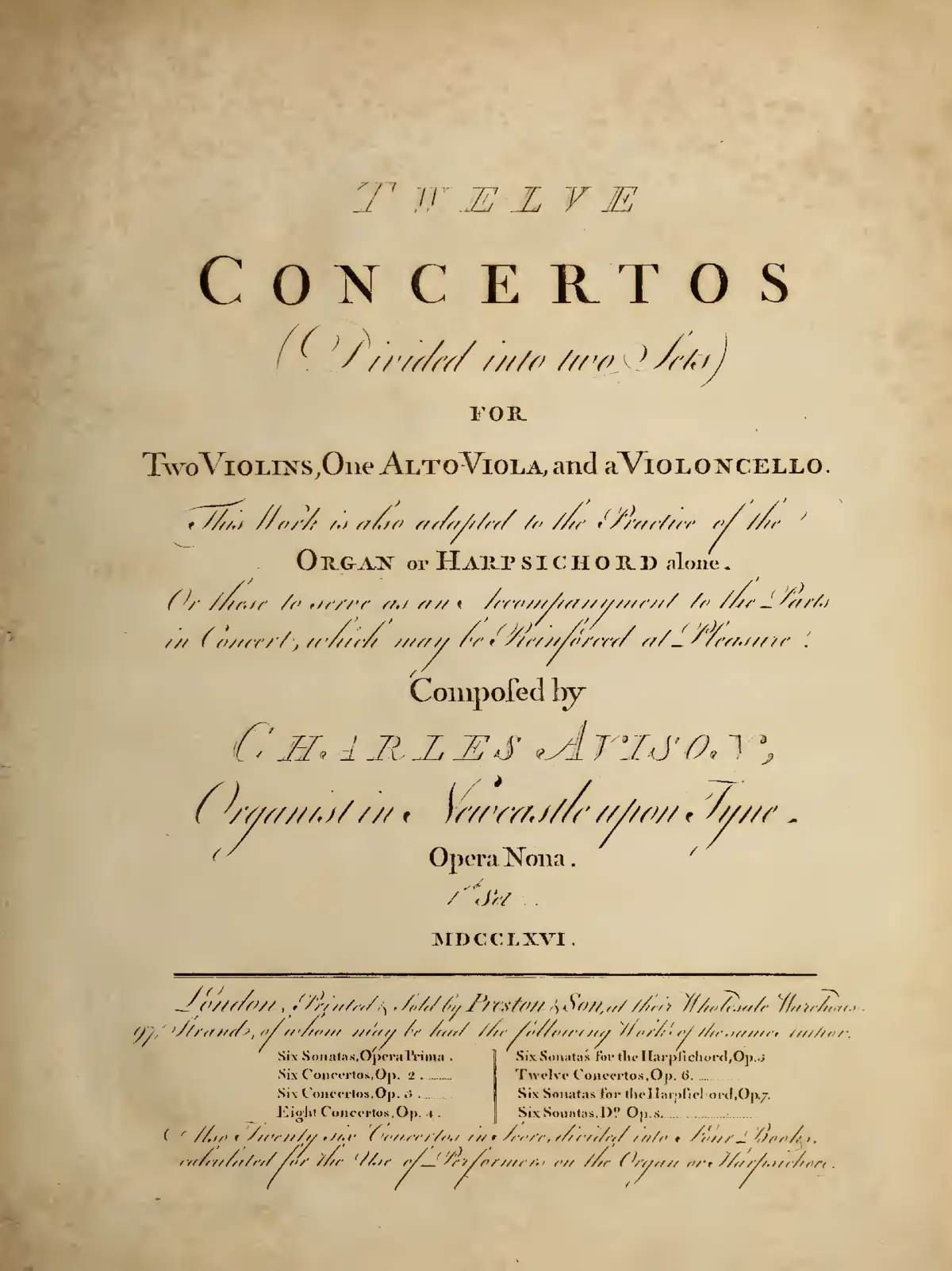 12 Concertos, Op.9 - Page 1