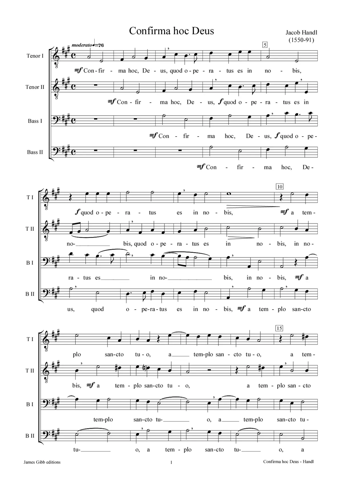 Confirma hoc Deus - Page 1