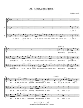 Ah, Robin, gentle Robin