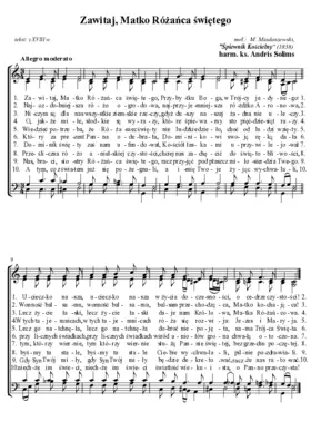 Zawitaj, Matko Różańca świętego