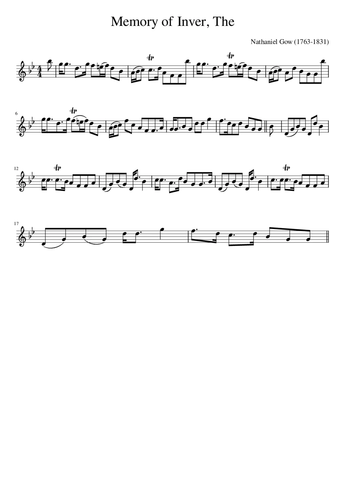 The Memory of Inver - Page 1