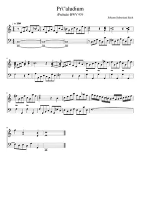 Prelude and Fugue in E minor BWV 855