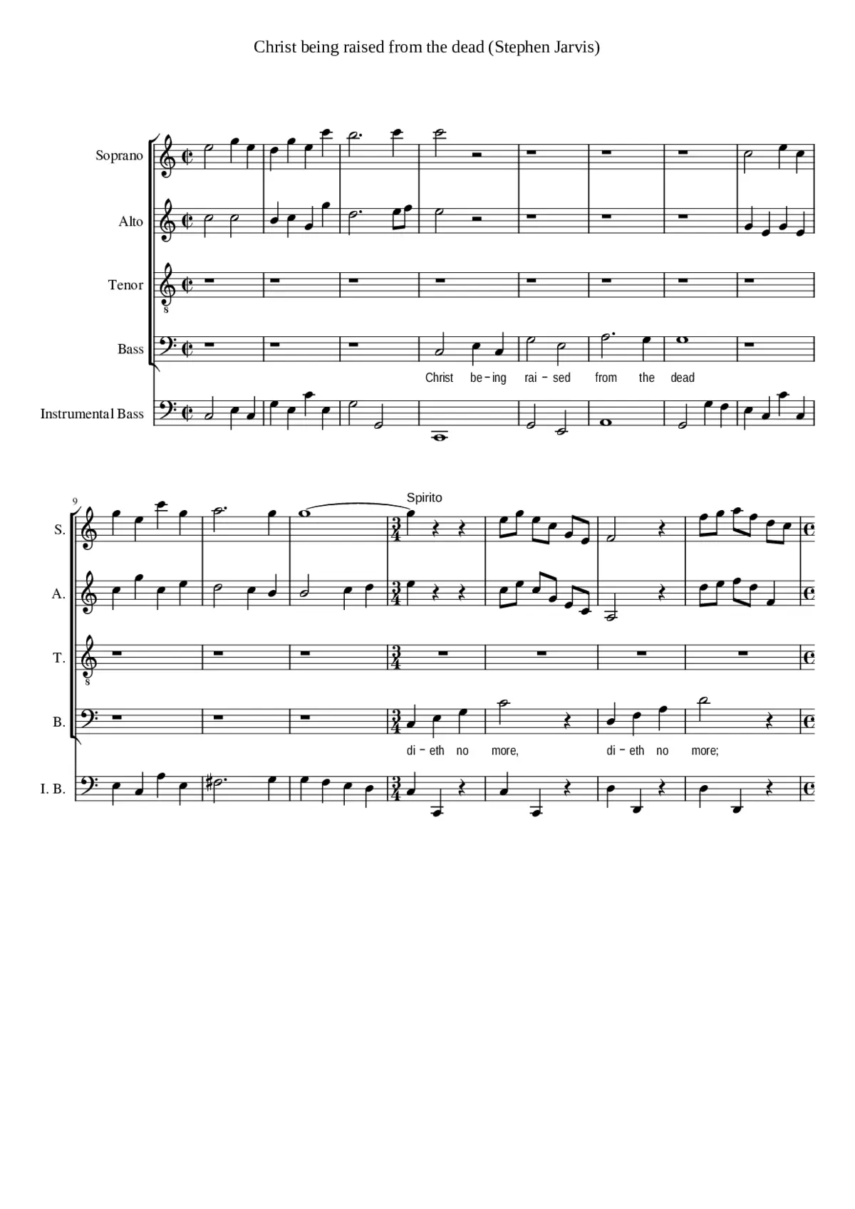 Christ being raised from the dead - Page 1