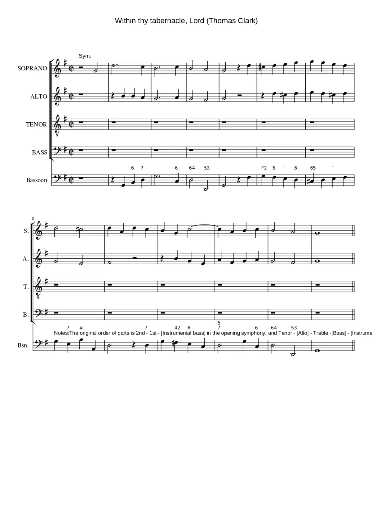 Within thy tabernacle Lord - Page 1