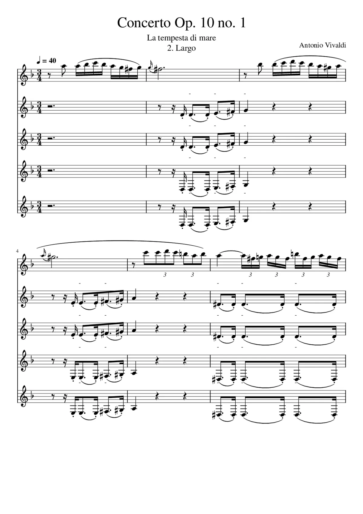 Concerto Op. 10 no. 1 - Page 1