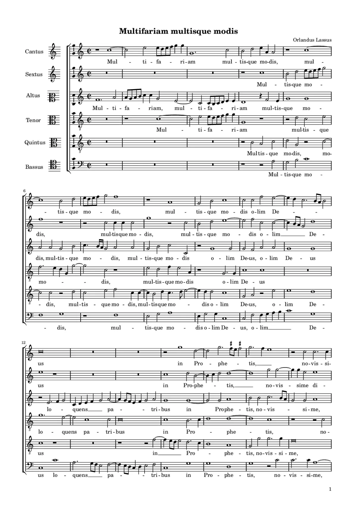 Multifariam multisque modis - Page 1