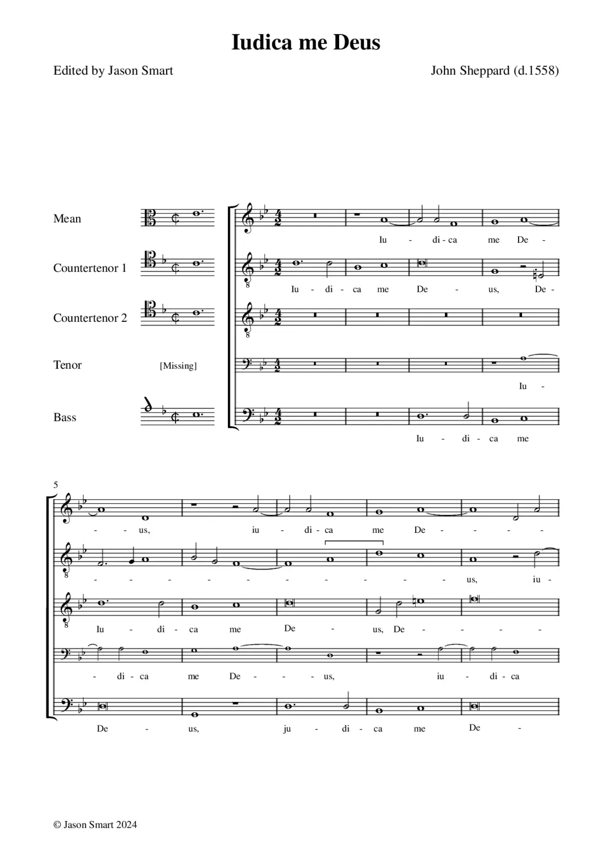 Judica me, Deus - Page 1