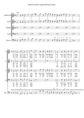 Behold and have regard