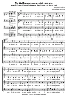 Bona sera, come stai cor mio