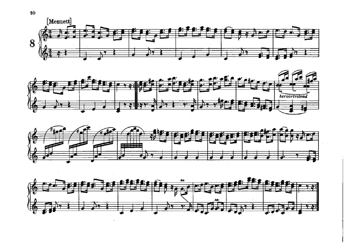 Flötenuhr in C major, Hob.XIX:7 - Page 1
