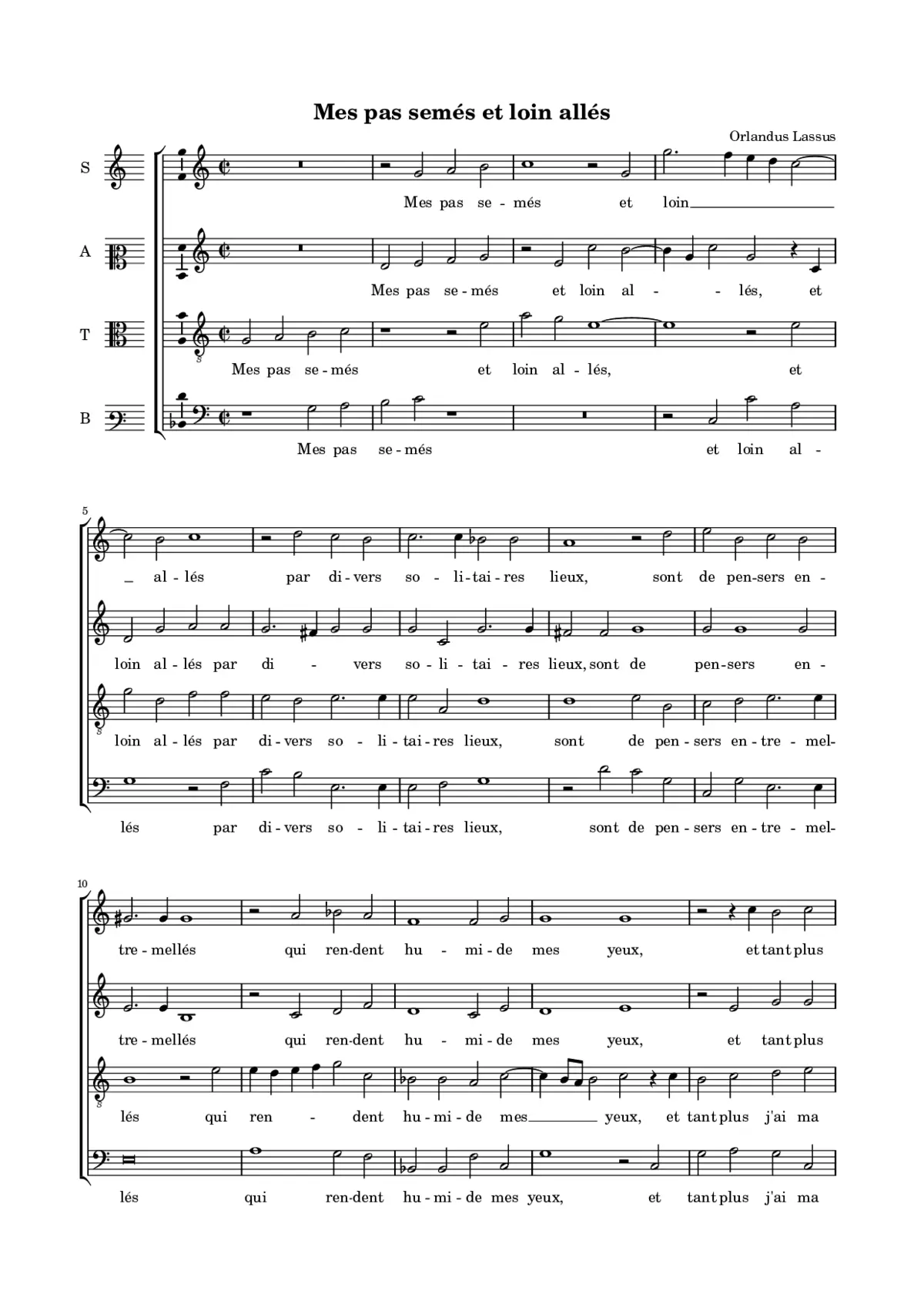 Mes pas semés et loin allés - Page 1