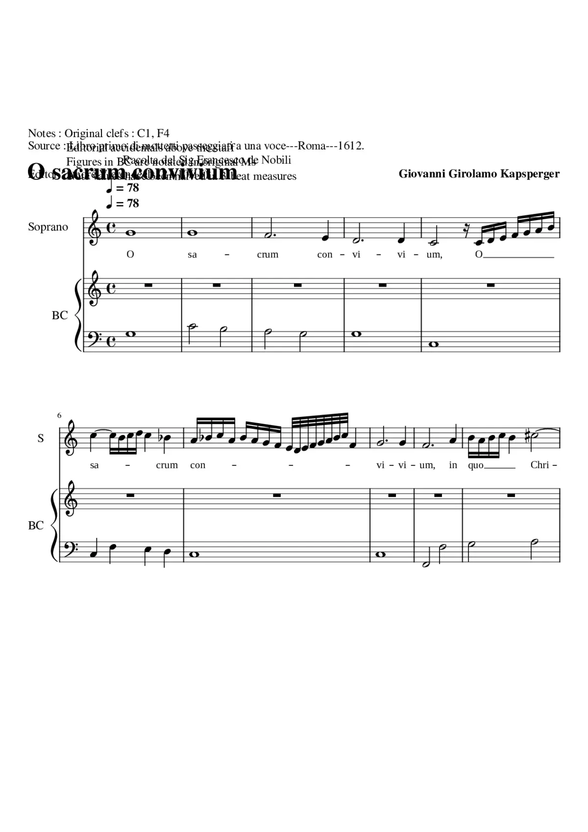 O sacrum convivium - Page 1