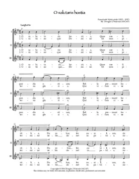 O salutaris hostia in G