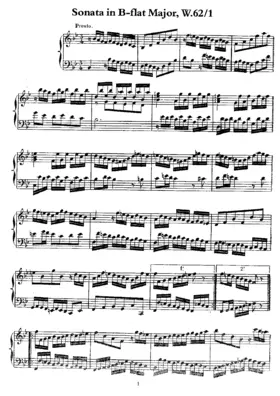 Keyboard Sonata in B major