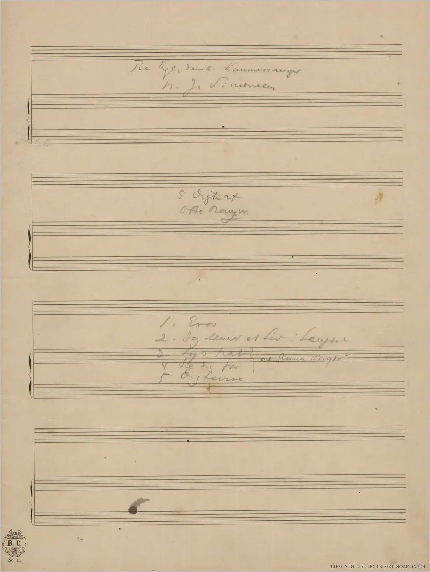 5 Songs - Page 1