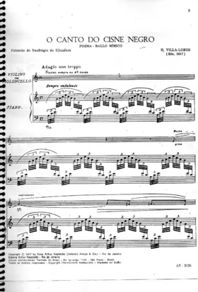 O canto do cisne negro