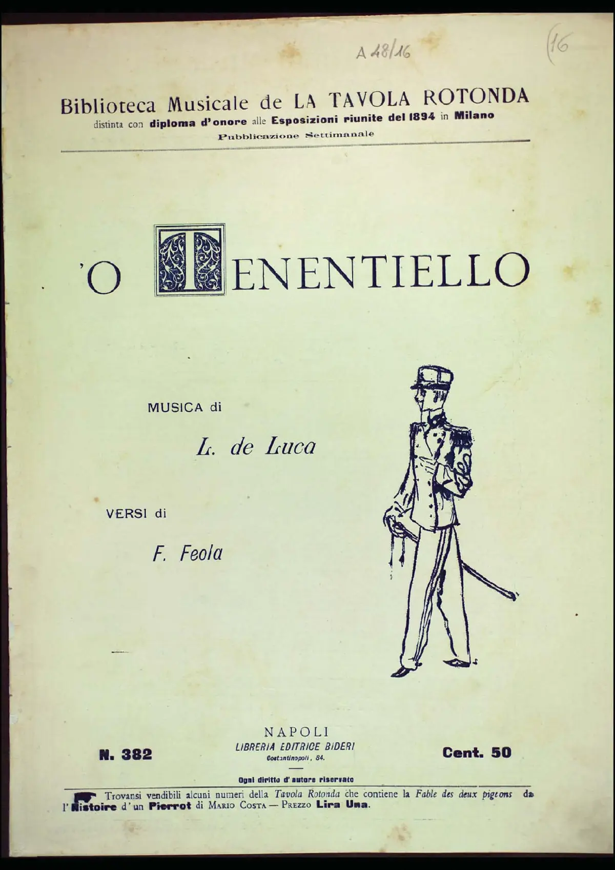 'O tenentiello - Page 1