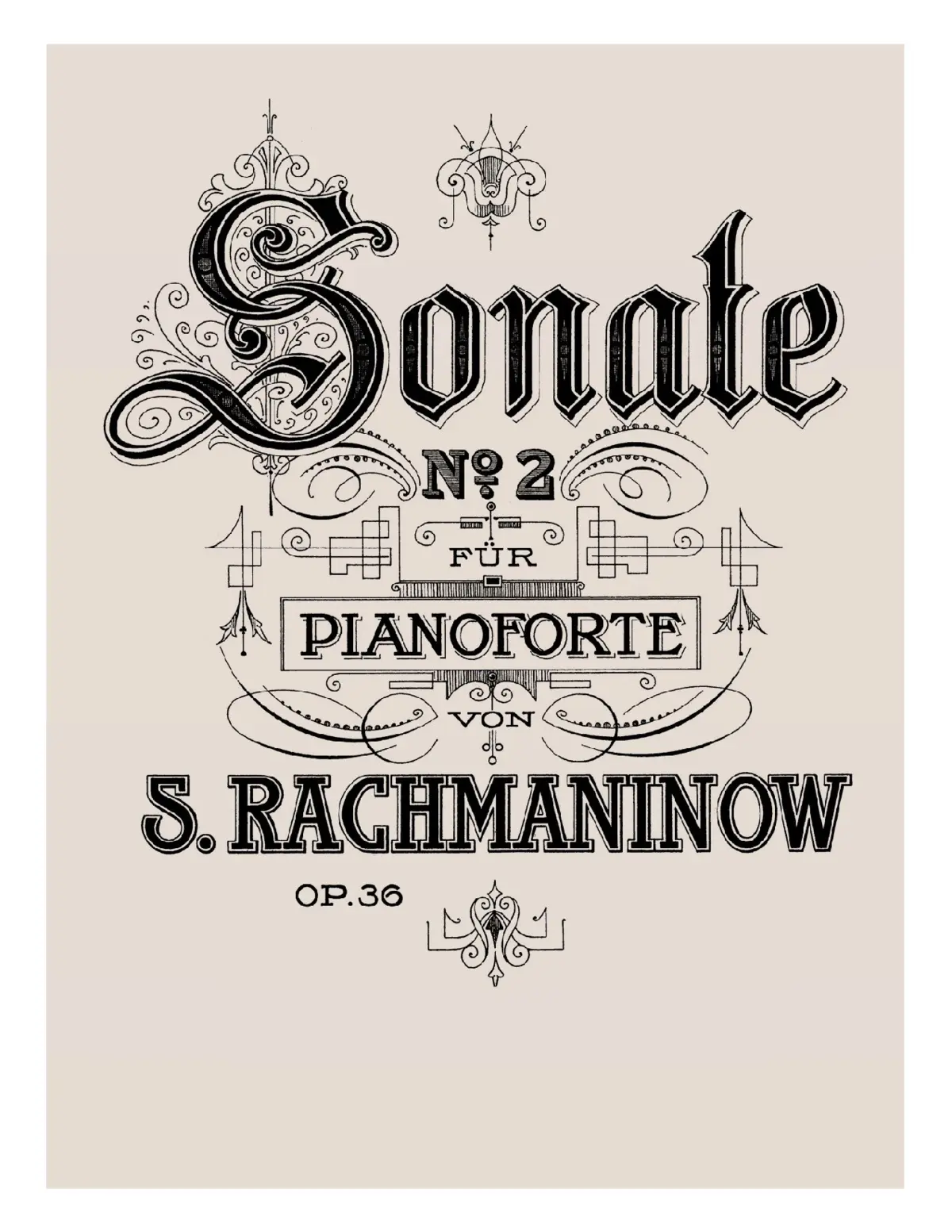 Piano Sonata No.2 Op.36 - Page 1