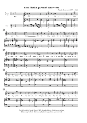 Ecce sacrum paratum convivium