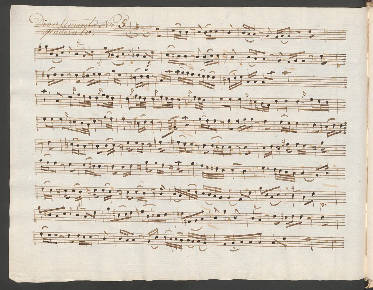 Baryton Trio in G major, Hob.XI:53 - Page 1