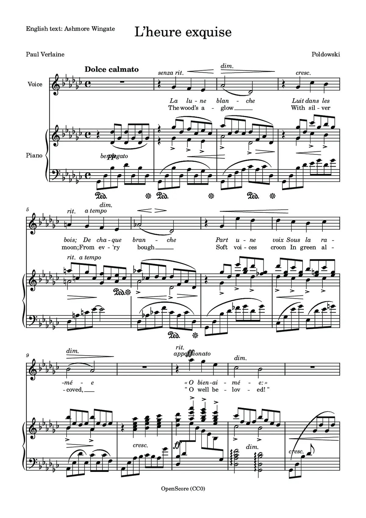 L’heure exquise - Page 1