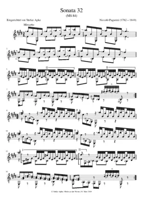 Guitar Sonata in E major