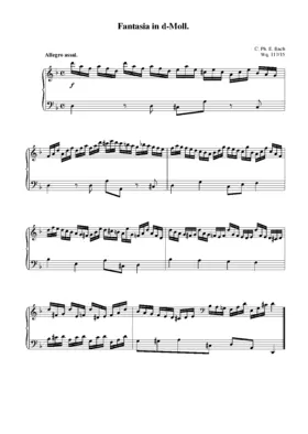 Fantasia in D minor, H.195