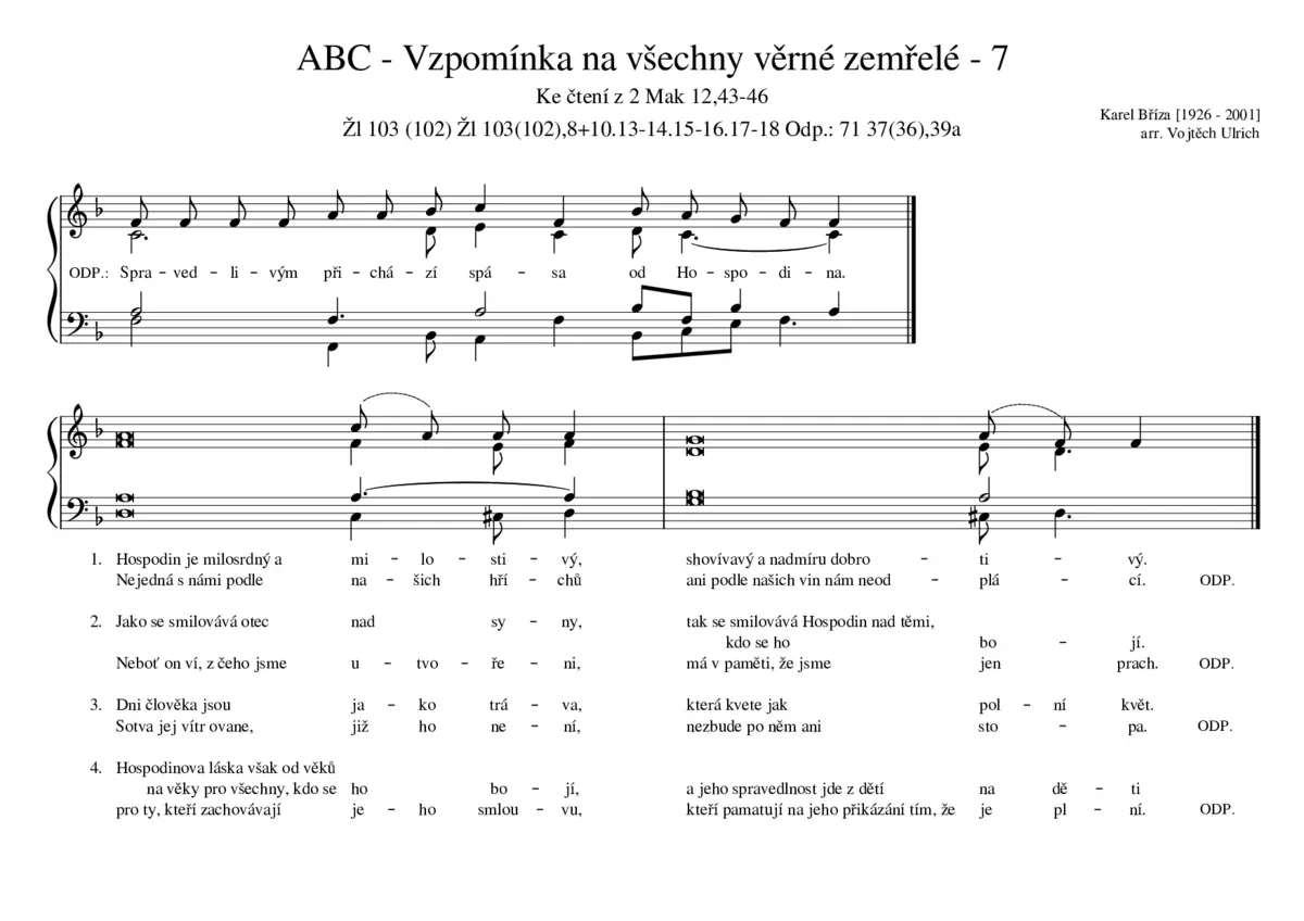 ABC - Vzpomínka na všechny věrné zemřelé - 7 - Page 1
