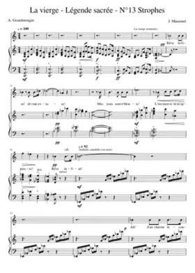 La vierge - Légende sacrée - N13 Strophes