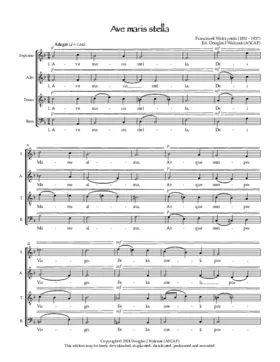 Ave maris stella in F a4