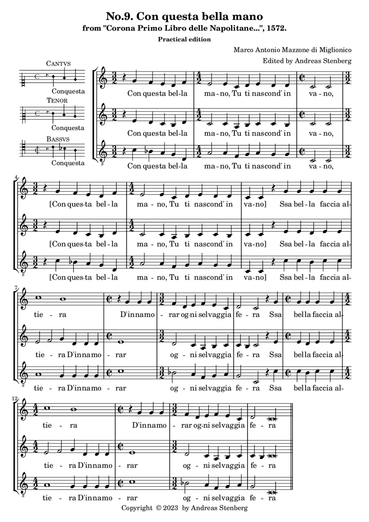 Con questa bella mano - Page 1
