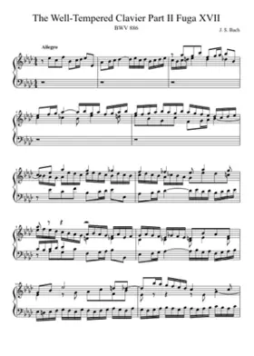 Prelude and Fugue in A-flat major BWV 886