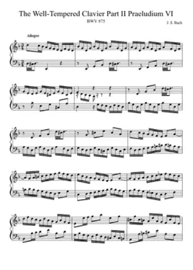 Prelude and Fugue in D minor BWV 875