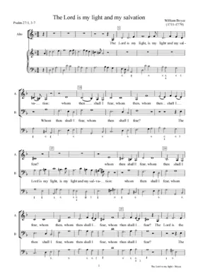 The Lord is my light