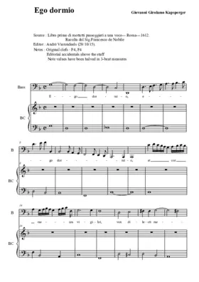 Ego dormio