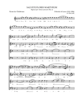 Salvete flores martyrum