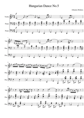 21 Hungarian Dances (Piano) WoO 1