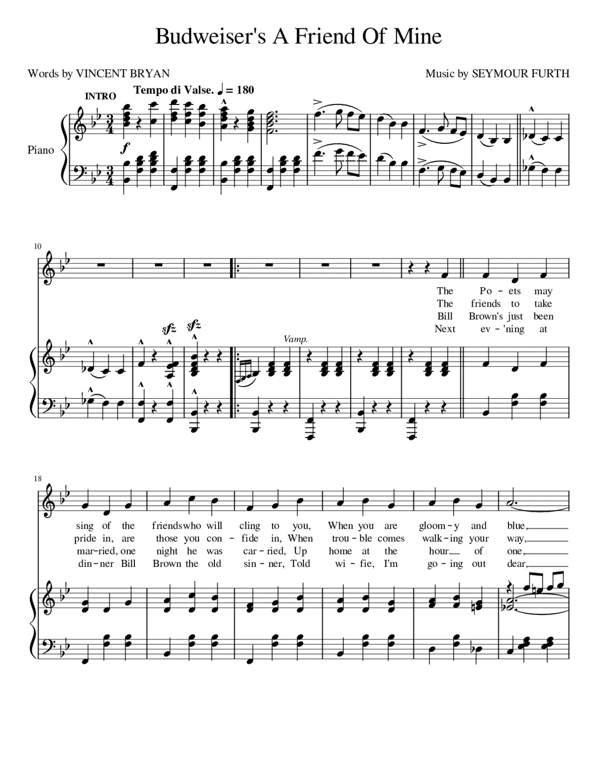 Budweiser's A Friend of Mine - Page 1